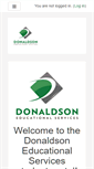 Mobile Screenshot of courses.donaldsoneducation.com